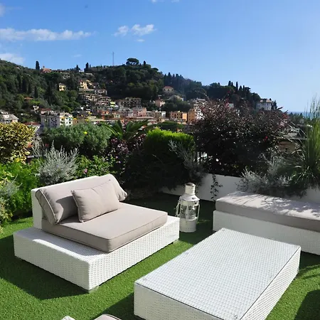 Appartamento Rapallo - Le 5 Terre - Portofino - Sky Garden Maria Jose - Attico Vista Mare - Terraces - 2 Bagni- 2 Camera Da Letto - Box, Wi-Fi, Idromassaggio Free Inteiro Attico Per Voi, Con Ascensore * Rapallo
