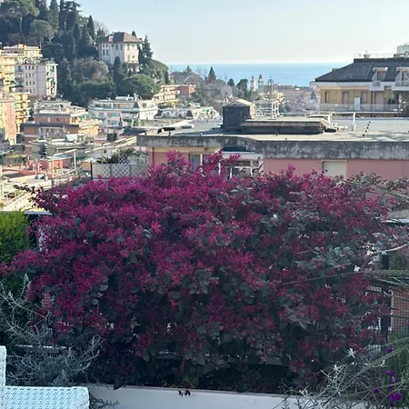 Apartmán Sky Garden Maria Jose Liguria - Attico Vista Mare - Terraces - 2 Bagni- 2 Da Letto - Box, Wi-fi, Idromassaggio Free Inteiro Attico Per Voi, Con Ascensore Rapallo