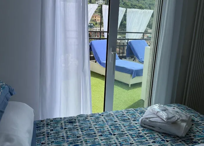 Sky Garden Maria Jose Liguria - Attico Vista Mare - Terraces - 2 Bagni- 2 Da Letto - Box, Wi-fi, Idromassaggio Free Inteiro Attico Per Voi, Con Ascensore Apartman *